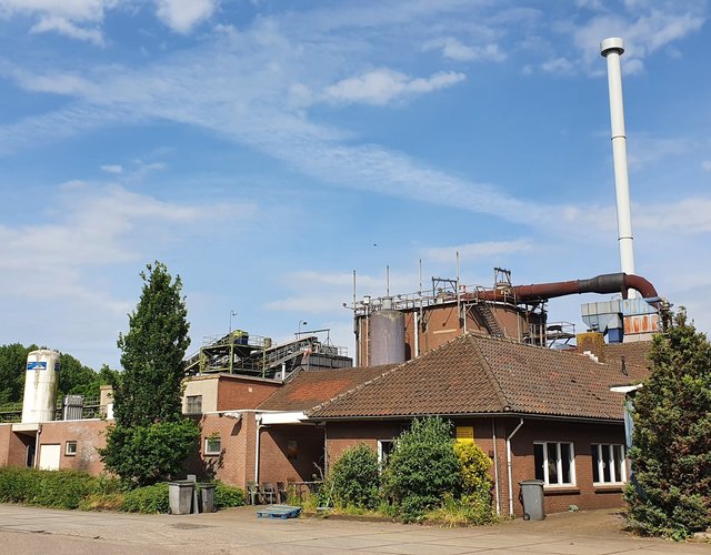 Fabriek Vulcanus van opzij Fabriek Vulcanus van opzij