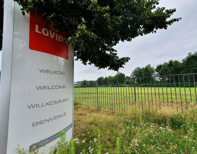 Welkomstbord aan Lovinkweg Welkomstbord aan Lovinkweg