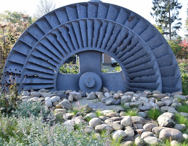 Rad waterturbine Keppelsche IJzergieterij Rad waterturbine Keppelsche IJzergieterij